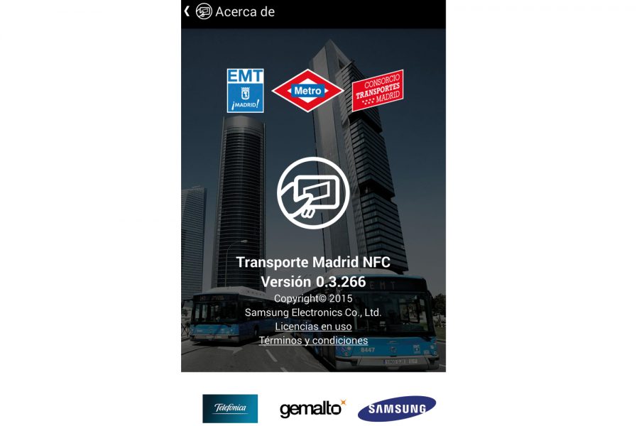 Tecnología NFC. EMT.