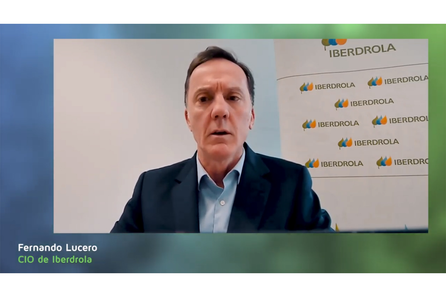 Fernando Lucero, CEO de Iberdrola en la entrega de premios de enertic