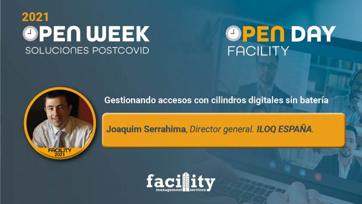 Joaquim Serrahima, director general de Iloq España​. Facility Open Day 2021.