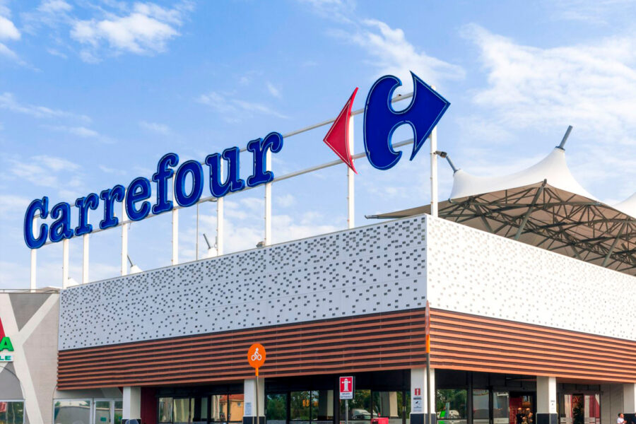 Carrefour, centro comercial, distribución