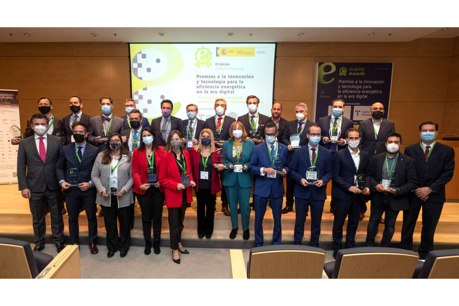 Los premiados en los enerTIC Awards 2021