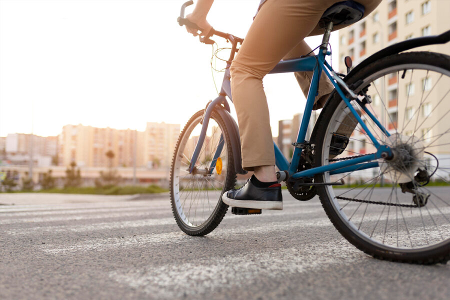 Movilidad sostenible, bicicleta, ciudad