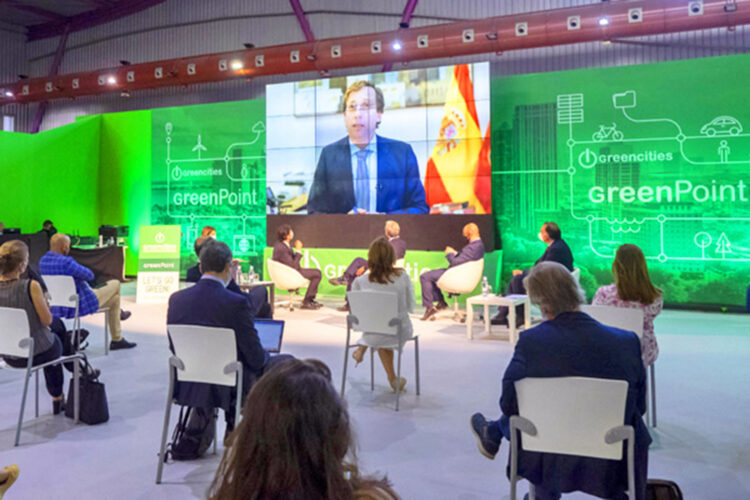 El alcalde de Madrid, José Luis Martínez-Almeida, en Greencities 2020