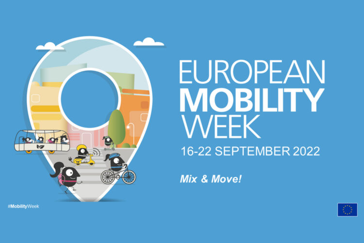 cartel semana europea movilidad sostenible