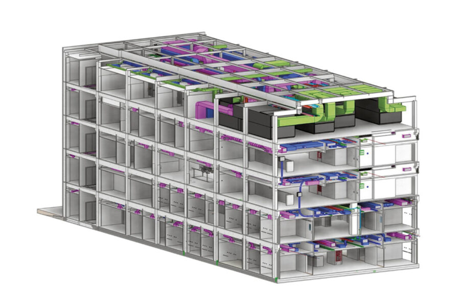 Fase diseño BIM edificio