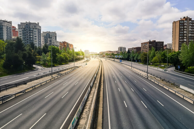 M 30 carretera circunvalación Madrid