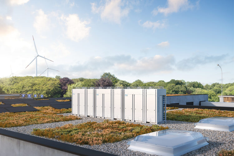 CO2 VRV_installation example_Roof