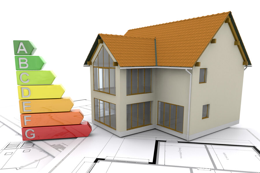 3D House with energy ratings